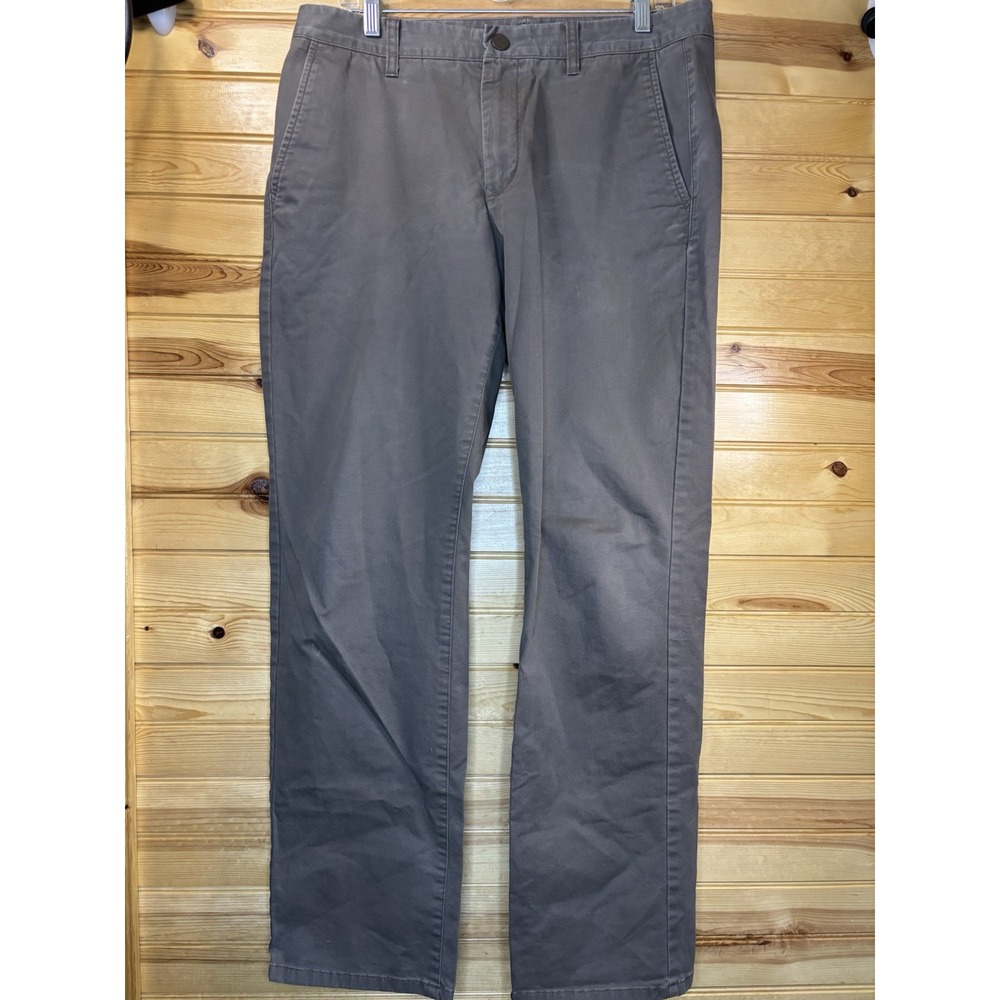 Bonobos Men's Straight Fit Chino Pants Khaki & Brown Size 33x32  LOT Of 2‎ Pair - Picture 2 of 12